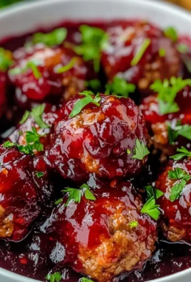 Quick Cranberry Meatballs (Christmas Recipe)