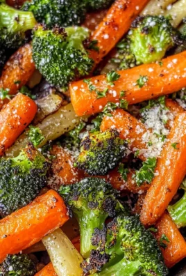 Roasted Broccoli and Carrots