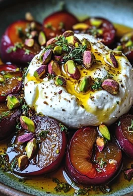 Roasted Plum and Burrata Salad