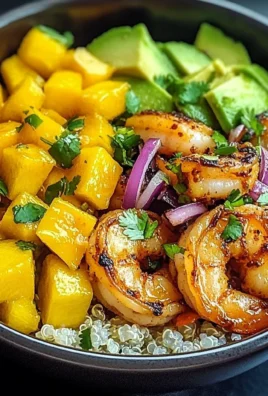 Shrimp Avocado Mango Bowls