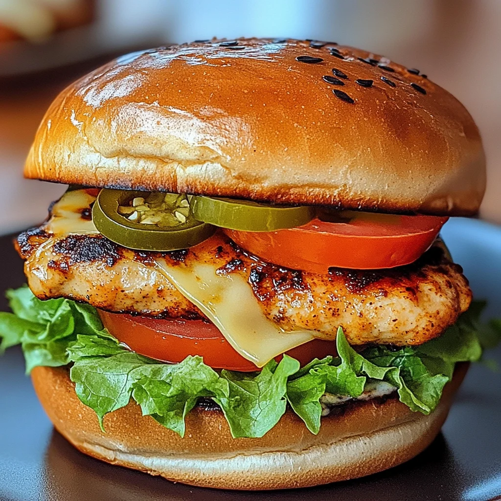 Spicy Chipotle Chicken Burger