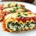 Spinach Lasagna Roll-Ups