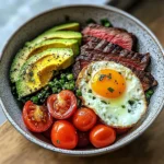 Steak and Eggs Breakfast Bowl