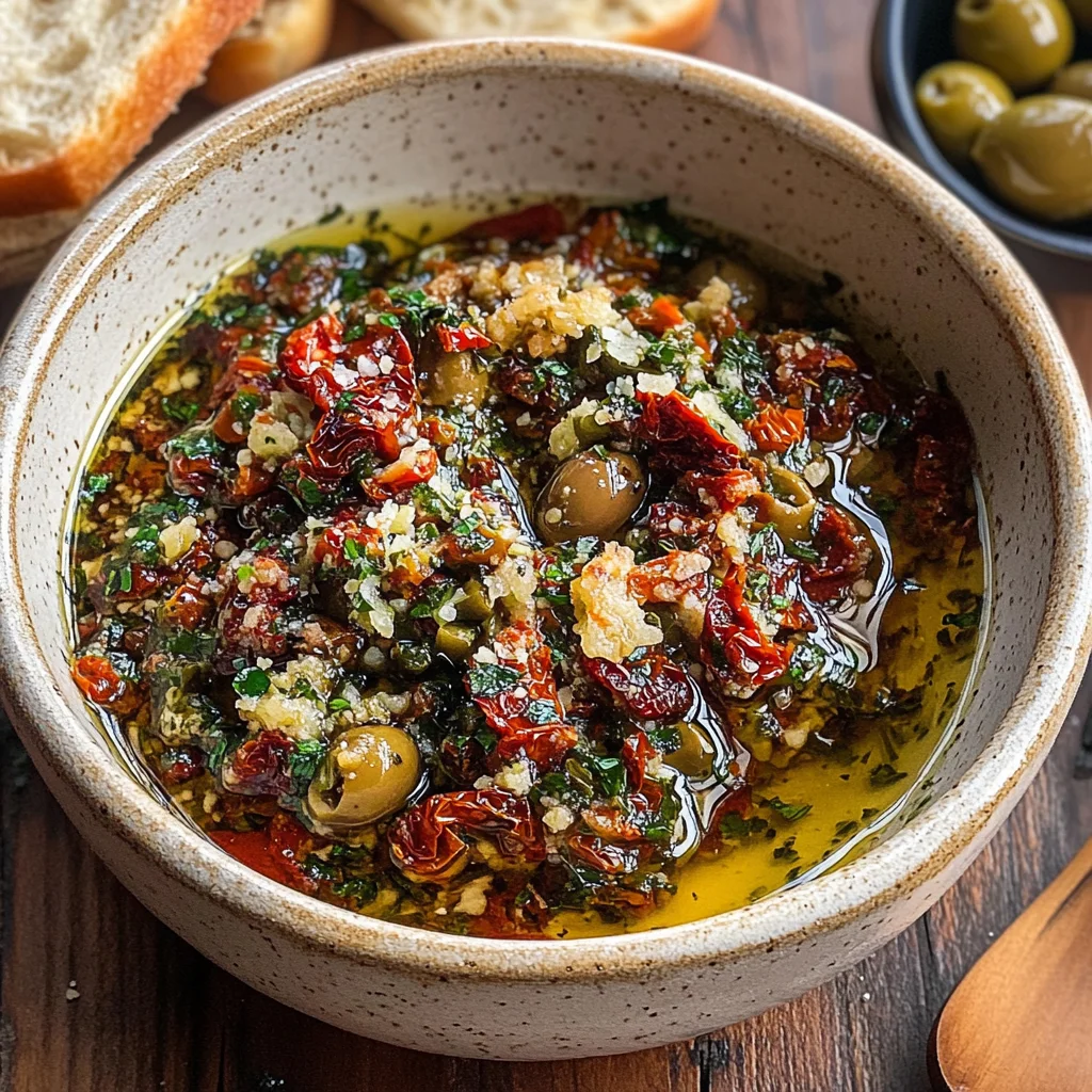 Sun-dried Tomato Olive Oil Bread Dip