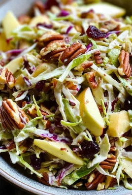 Apple Coleslaw with Cranberries and Pecans