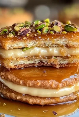 Baklava Cream Sandwich Cookies - Sweet and Nutty Treats