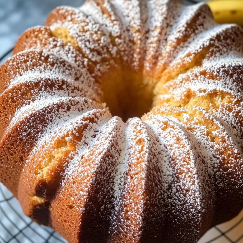 Banana Bread Bundt Cake