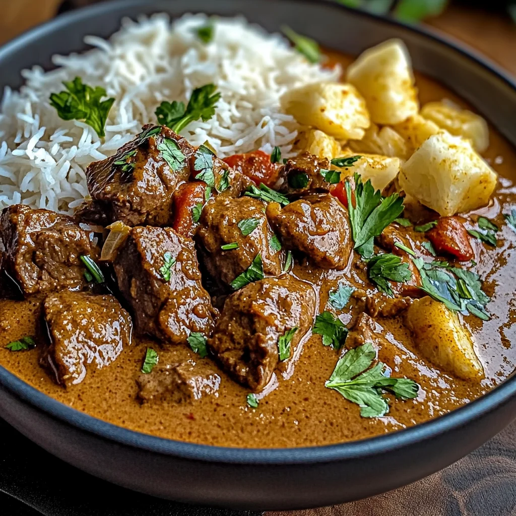 Beef and Coconut Curry Recipe