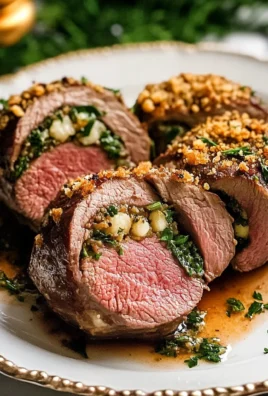Best Christmas Stuffed Beef Tenderloin