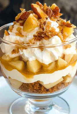 Bratapfel-Dessert im Glas