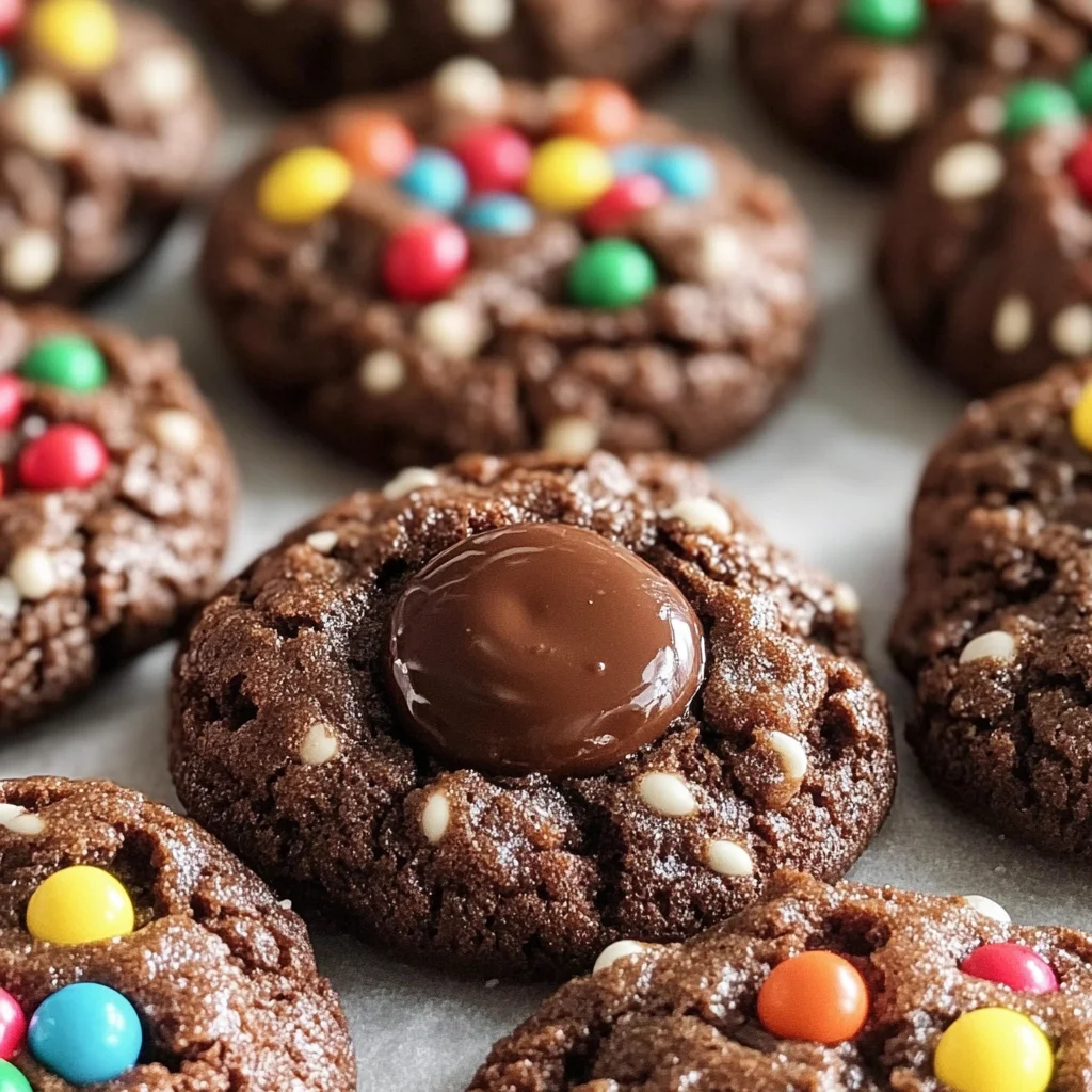 Chocolate Blossom Cookies