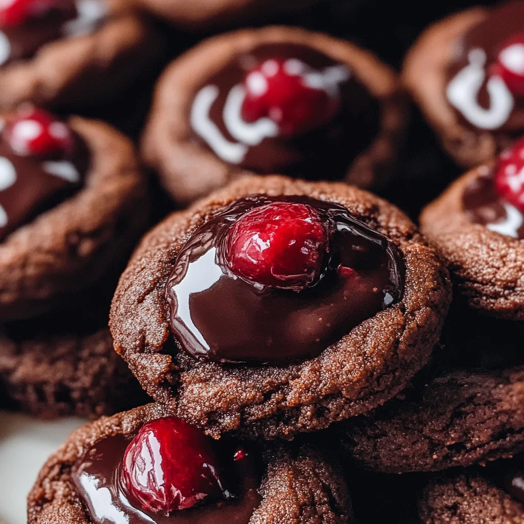 Chocolate Cherry Cookies