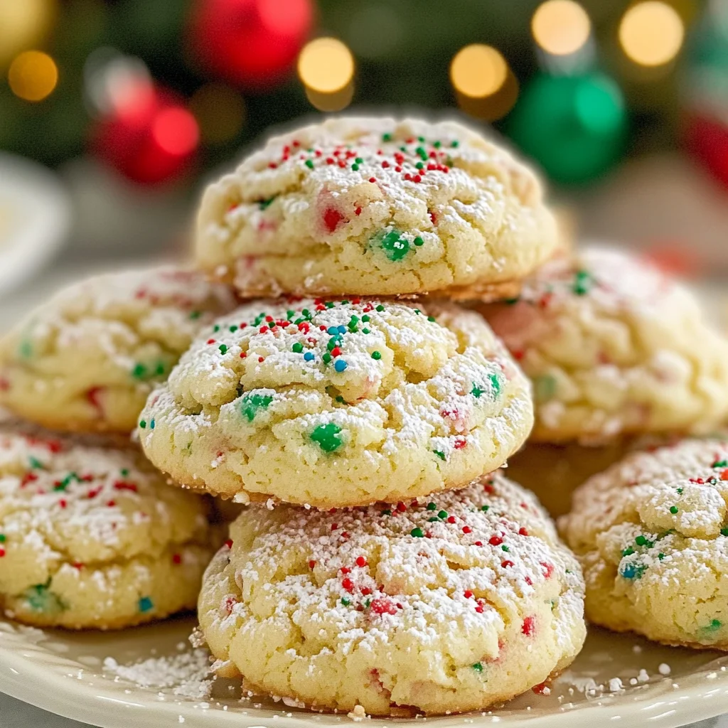 Christmas Gooey Butter Cookies