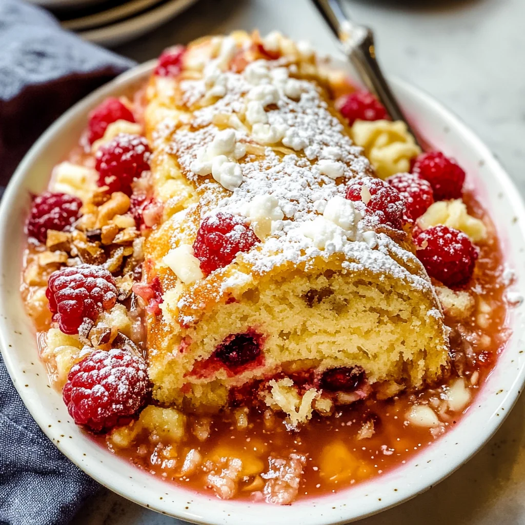 Christmas Raspberry Cake Roll