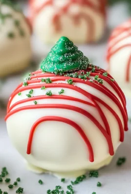 Christmas Tree Cake Truffles
