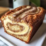 Cream Cheese Cinnamon Swirl Banana Bread