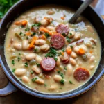 Creamy Bean Soup with Kielbasa
