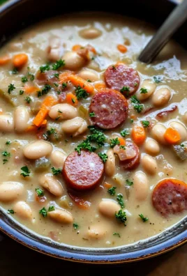 Creamy Bean Soup with Kielbasa