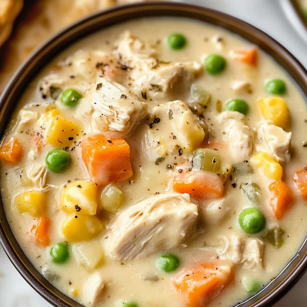 Creamy Chicken Pot Pie Soup