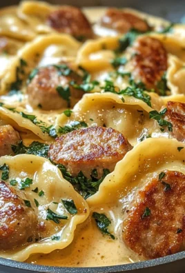 Creamy Pierogi and Turkey Sausage Skillet 🥟🦃