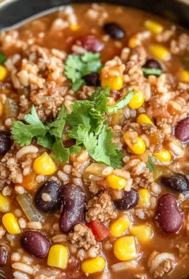 Crock Pot Taco Rice Soup Recipe