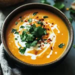 Easy Butternut Squash and Sweet Potato Soup