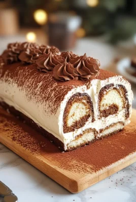Gourmet Tiramisu Yule Log Cake