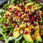 Juicy Christmas Salad with Honey Mustard Dressing