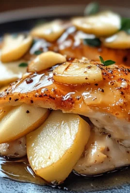 Maple Glazed Apple and Brie Stuffed Chicken Delight