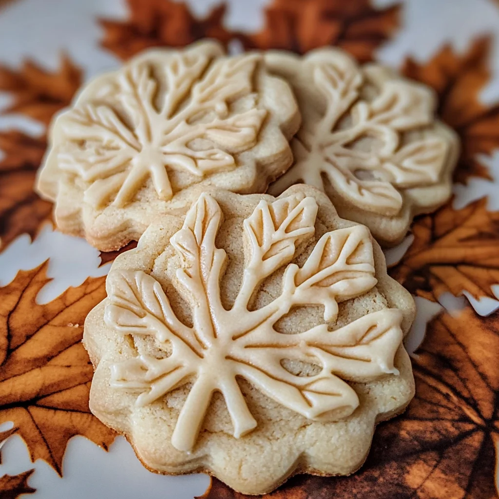 Maple Leaf Cream Cookies