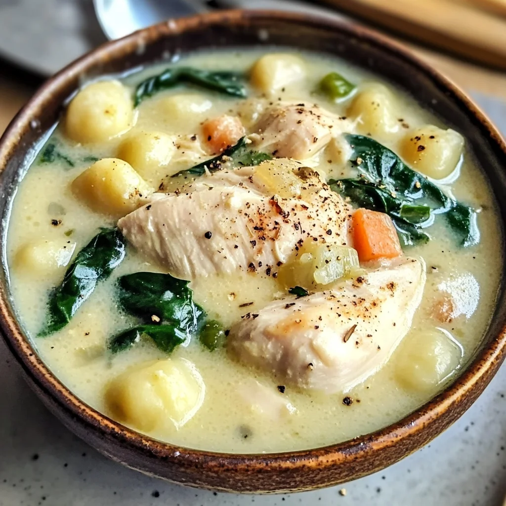 Olive Garden Chicken Gnocchi Soup Recipe
