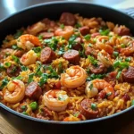 One Pot Shrimp and Sausage Jambalaya