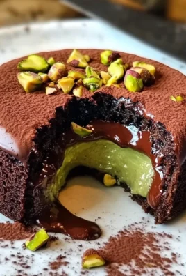Pistachio Chocolate Lava Cakes Recipe