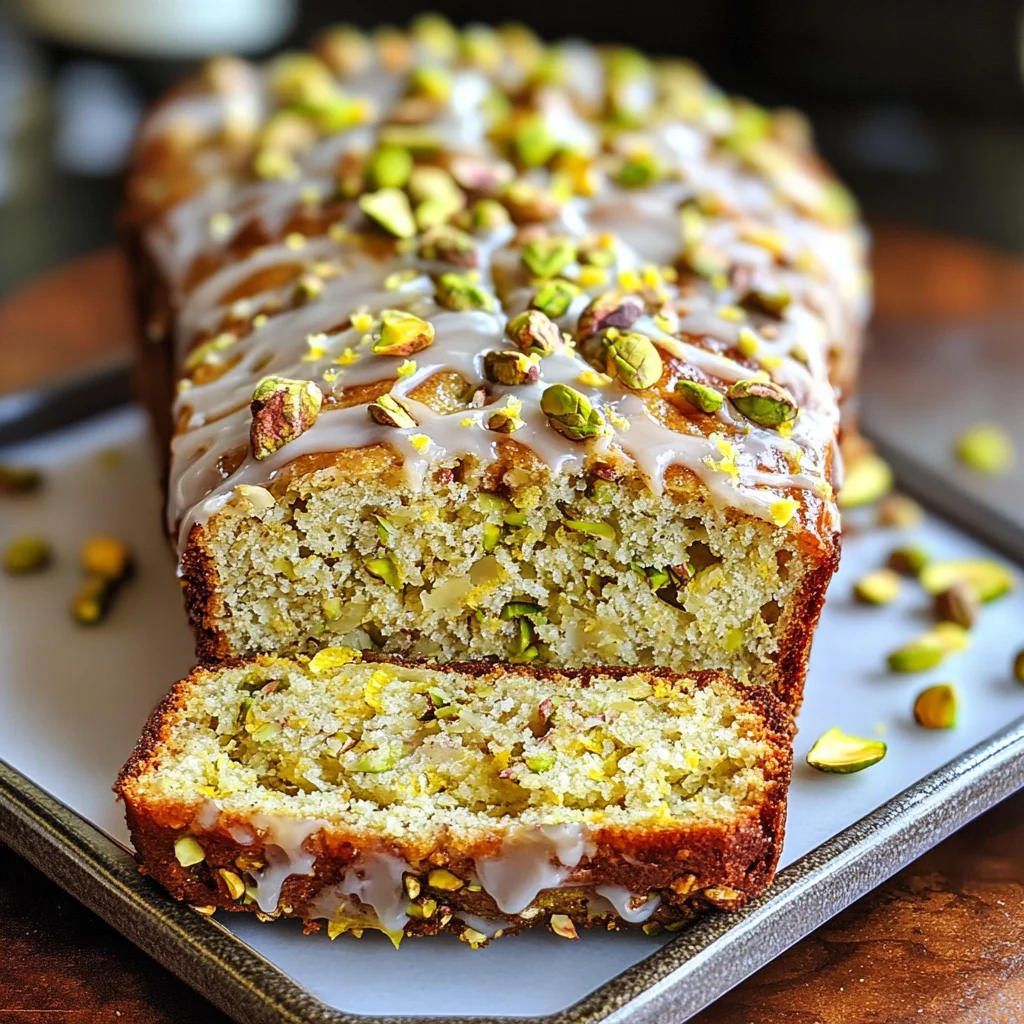 Pistachio Lemon Breakfast Bread