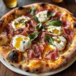 Prosciutto and Honey Burrata Pizza