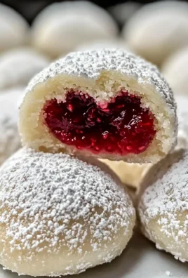 Raspberry Almond Snowball Cookies Delightful Easy Recipe