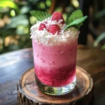 Raspberry Coconut Mojito