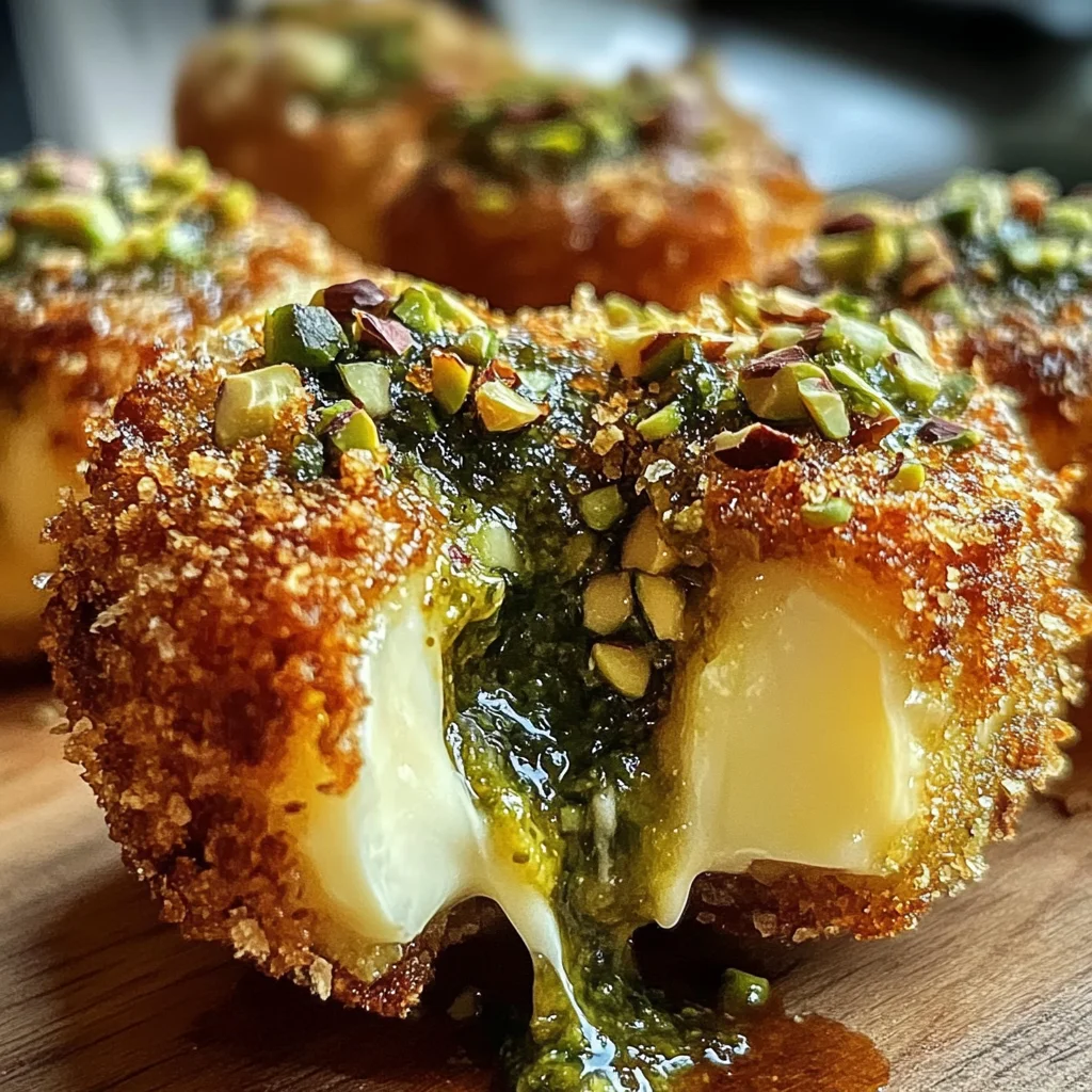 Savory Pistachio-Crusted Brie Bites: A Gourmet Delight