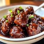 Slow Cooker Korean Meatballs