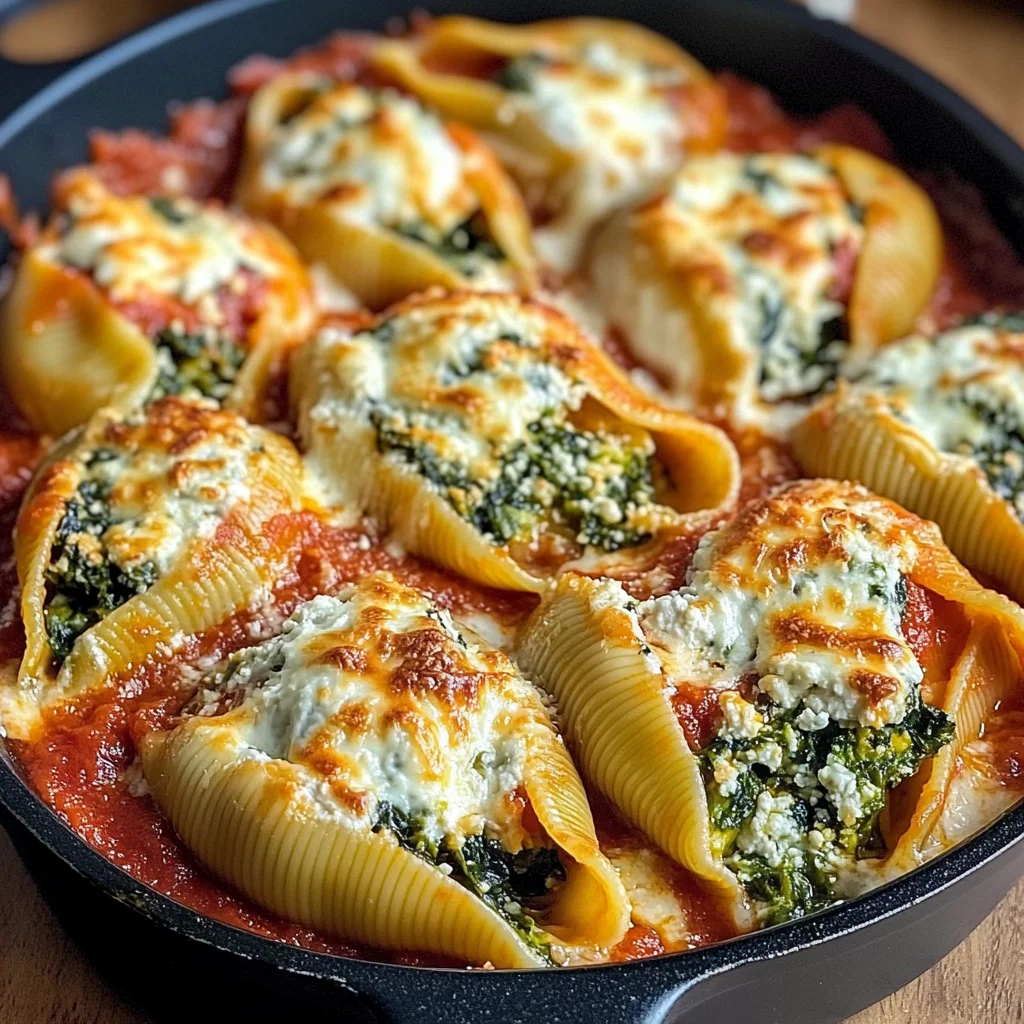 Spinach and Ricotta Stuffed Shells Recipe