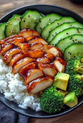 Teriyaki Chicken Rice Bowl with Fresh Veggies