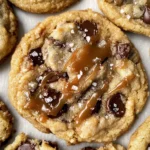 The Best Chewy Salted Caramel Chocolate Chip Cookies