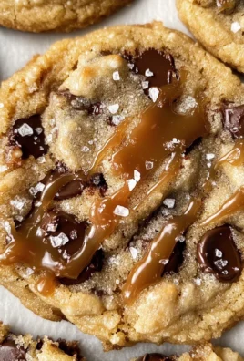 The Best Chewy Salted Caramel Chocolate Chip Cookies