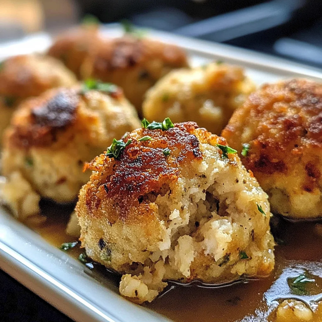 Turkey stuffing Balls