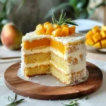 Vegan Mango Coconut Cake