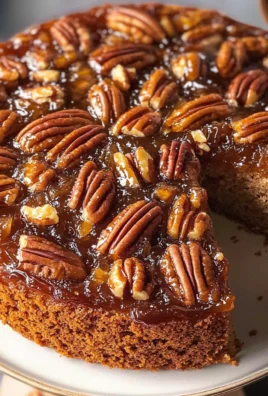 Vegan Pecan Upside Down Cake