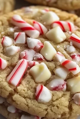 White Chocolate Candy Cane Cookies