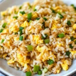 10 min. Easy Egg Fried Rice (only 6 ingredients!)