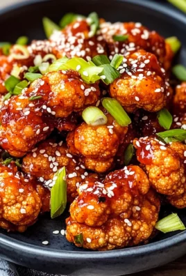 Air-Fried Korean Chili Cauliflower (Gochujang)