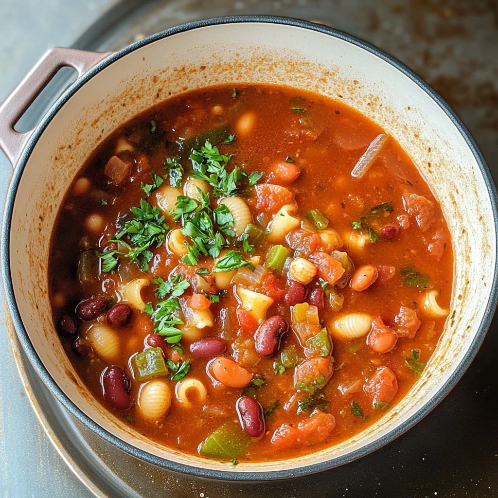 Better than Olive Garden Minestrone Soup